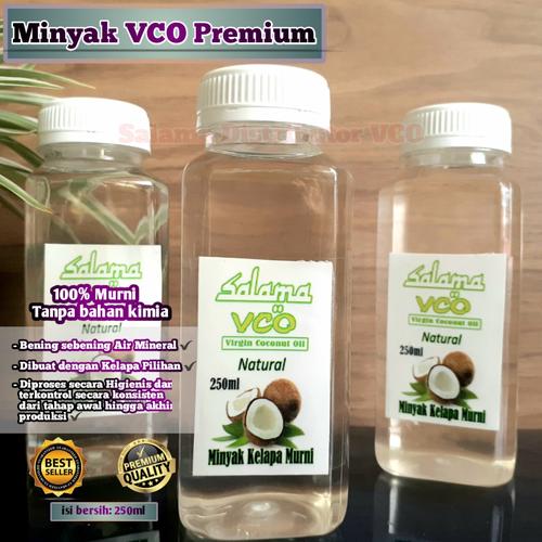 Foto Produk vco virgin coconut oil 250ml Minyak Kelapa Murni dari salama vco