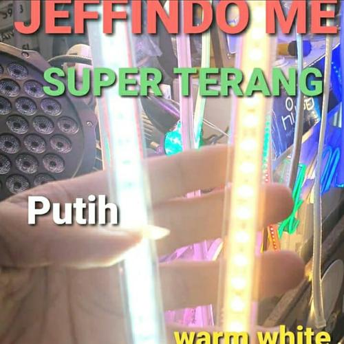 Foto Produk PROMO!!!LAMPU LED STRIP SELANG 2835 MATA RAPAT PER METER 1 METER 1M - Putih dari Jeffindo Mas Electric