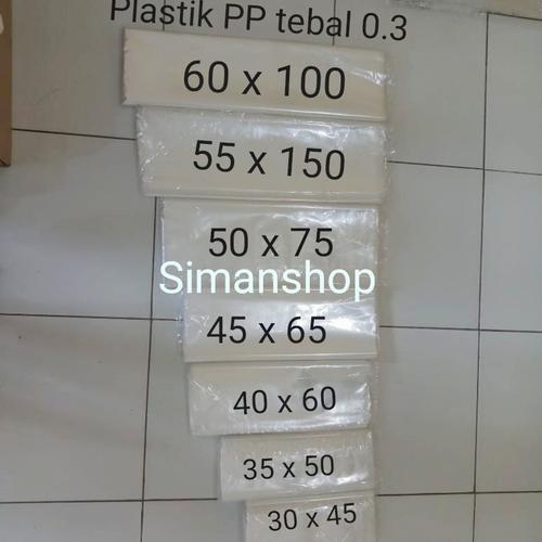 Gambar Plastik laundry kiloan PP murni paling MURAH - 50 x 75 dari Simanshop Jakarta Barat Tokopedia
