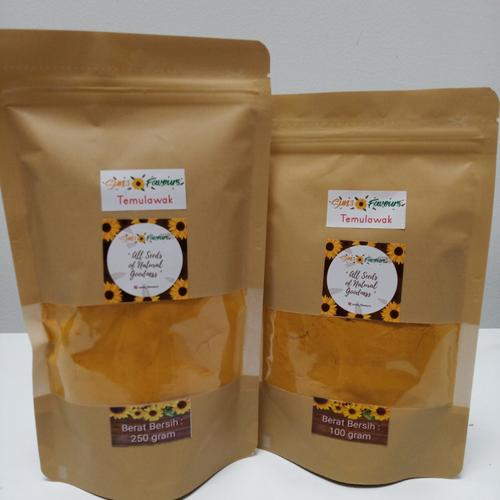Foto Produk Temulawak Bubuk Murni Asli 100% Original Tanpa Campuran 250 gram dari Sun Favours