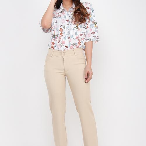 Gambar Women° Celana Bahan katun Grasela ,bawahan wanita besik lurus dari jeanspremiumm Jakarta Utara Tokopedia