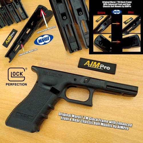 Gambar Original Marui TM Glock Frame Enhanced Front & Rear Bolt by AIMPro dari AIMPro Indonesia Kab. Sleman Tokopedia