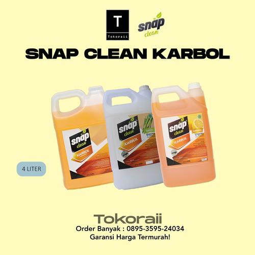 Foto Produk Snap Clean Karbol 4 Liter / Pembersih Termurah Sereh / Cemara - Sereh dari tokoraii