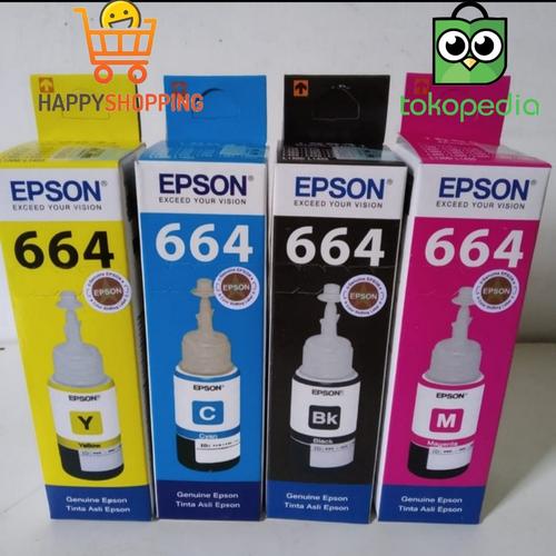 Jual Paketan 4 Warna Tinta Epson 664 Original (70ml) - Satu Set - Jakarta  Selatan - AlfaStoore | Tokopedia