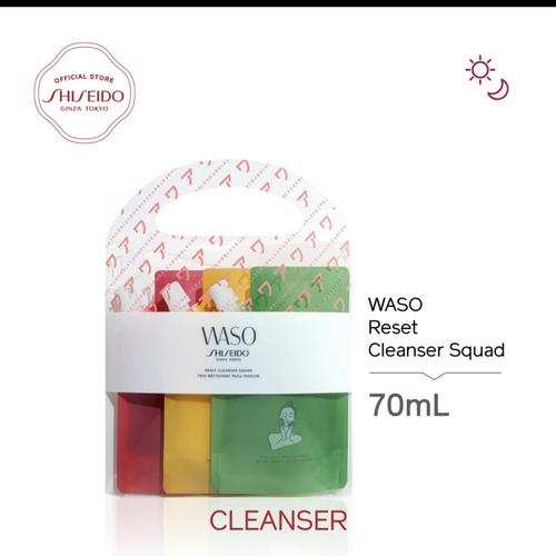 shiseido waso reset cleanser squad