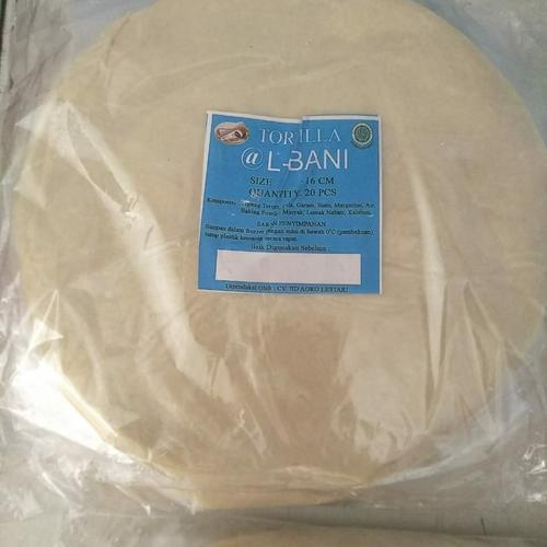Foto Produk Tortilla Al-Bani / Kulit Kebab 16cm (isi 20) dari Salsabila Mart Kebab