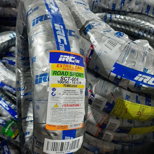Foto Produk BAN LUAR IRC SCT-004 100/90-14 TUBELESS dari sumber motor cinangka
