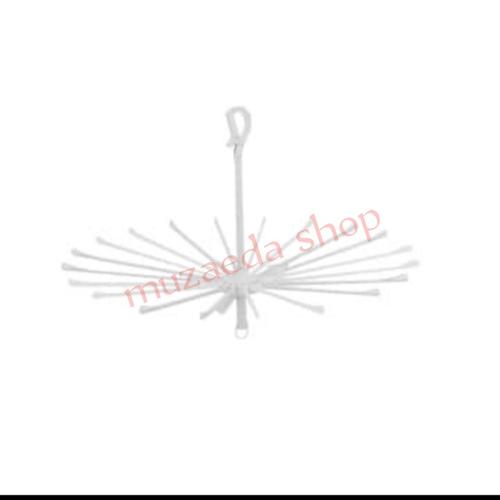 Foto Produk Gantungan Pakaian Parasol 24 Tangkai - Putih dari Muzaeda Shop