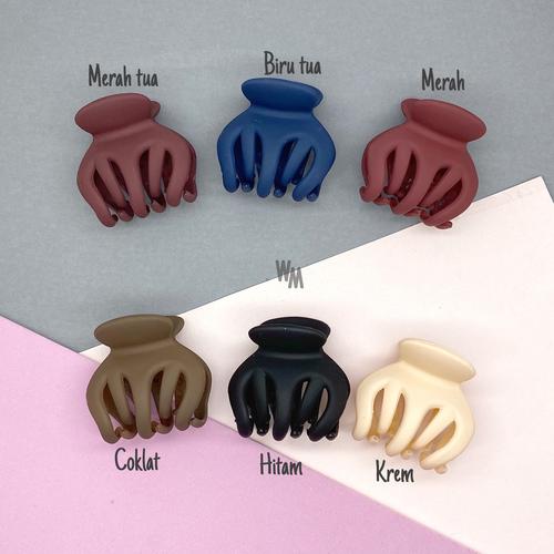 Foto Produk SATUAN 1PC Jedai Doff Besar 5CM Cakar 5 Jepitan Rambut dari WeMay Shop