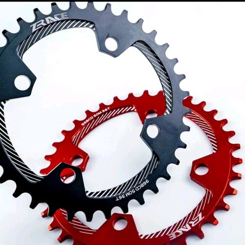 Foto Produk ZRACE Chainring 32 34 36 38T BCD 96 Narrow Wide Symetris mtb roadbike dari Phylo shoop