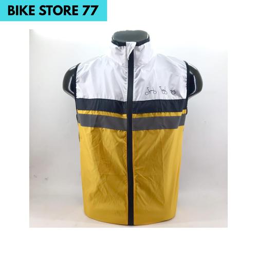 yellow black windbreaker