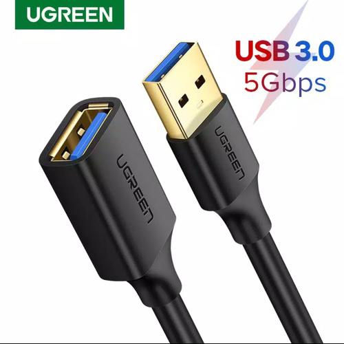 Foto Produk Ugreen Usb 3.0 Extension Male Female - Ugreen Usb Extension 3.0 Fast - USB 3.0-50 CM dari Real Star
