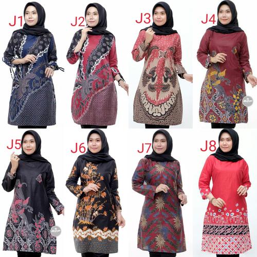 Foto Produk Atasan Wanita Soft Tunik Batik Terbaru | Baju Batik wanita modern dari Batik Awab