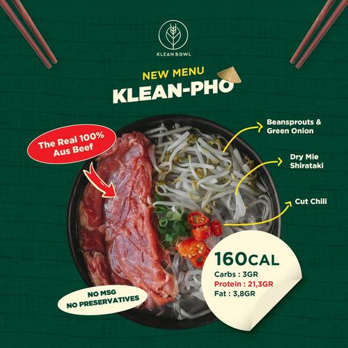 Foto Produk KLEAN PHO (100% AUS Beef) dari Klean Bowl