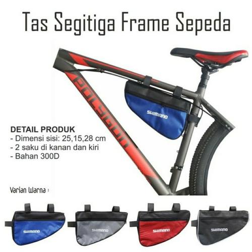 Jual Tas Sepeda MTB Frame Segitiga Shimano Praktis - Hitam - Kab. Bandung -  Garda Footwear | Tokopedia