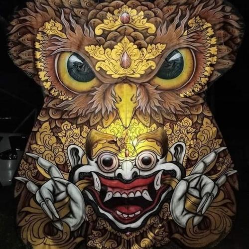 Jual Siap Mengudara Layangan Burung Hantu Print 200cmx150cm Kab Badung Amandabali Kite Tokopedia