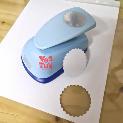 Foto Produk MARVY UCHIDA PAPER PUNCH CIRCLE SCALLOP 5CM PEMBOLONG KERTAS MOTIF dari VOSTU
