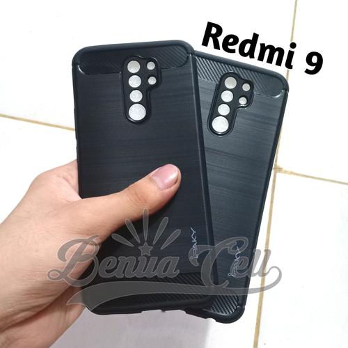 Foto Produk SOFTCASE REDMI 9 - SLIM FIT CARBON XIAOMI REDMI 9 BIASA dari BenuaCell