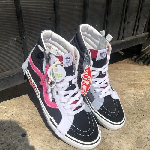 vans sk8 hi reissue cap pink