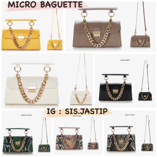 Jual Play No More Micro Baguette Grey Python Jakarta Utara Sis Jastip Tokopedia