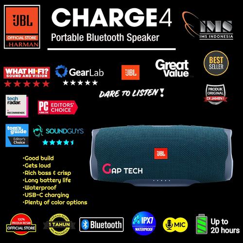 Charge4 Portable Waterproof Bluetooth 