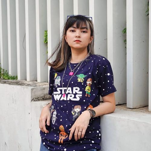 Foto Produk KAOS WANITA LCC KAOS COUPLE LCC kaos couple keluarga kaos anak kaos - Navy, Anak M dari yulius86