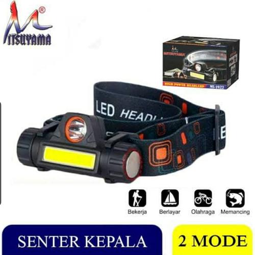 Foto Produk Senter Kepala Mitsuyama MS 1922 MS1922 MS-1922 senter LED sepeda dari Onlinestore776