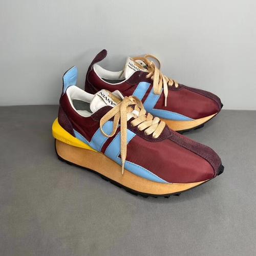 red lanvin sneakers