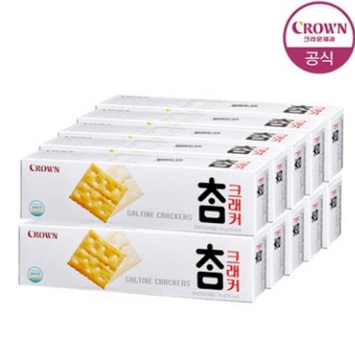 Jual Crown Saltine Crackers Krekers Asin Khas Korea 56 gram Jakarta