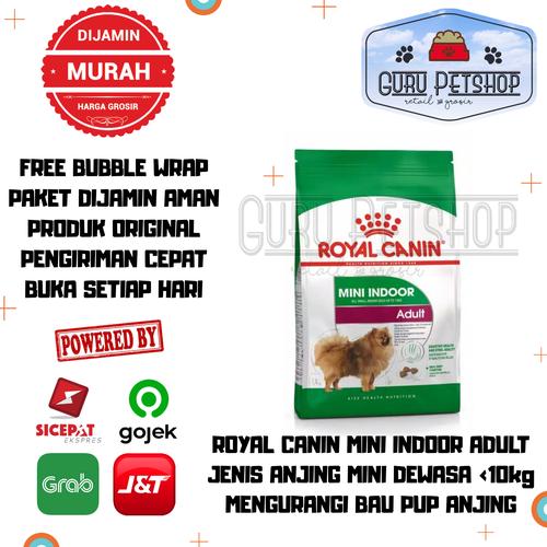 Gambar Royal Canin Mini Indoor Adult Makanan Anjing Dewasa Kering 1,5 Kg dari Grosirpetshopsby Kota Surabaya Tokopedia