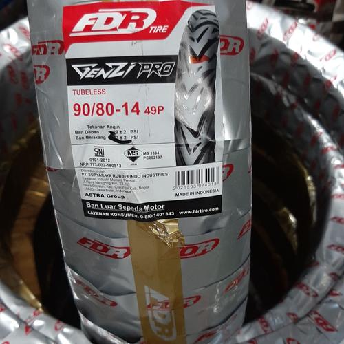 Foto Produk BAN LUAR FDR GENZI PRO 90/80-14 TUBELESS dari sumber motor cinangka