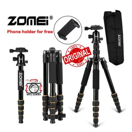Foto Produk Zomei Q666 Tripod Ball head Professional Monopod Portable Traveling m dari zona camera