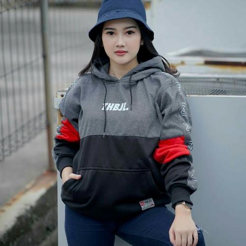 Jual sweater hoodie fleece wanita 3D 
