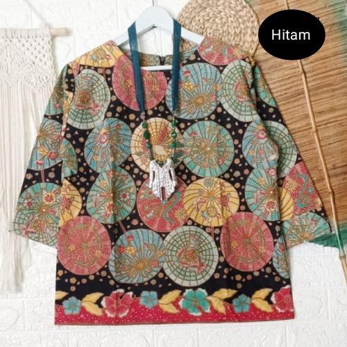 Foto Produk atasan batik wanita umbrella top dari Batik Sri