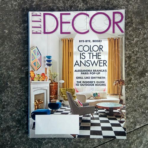 Jual Majalah Elle Decor Magazine April 2019 Majalah Import Kota Bandung Mirrez Tokopedia