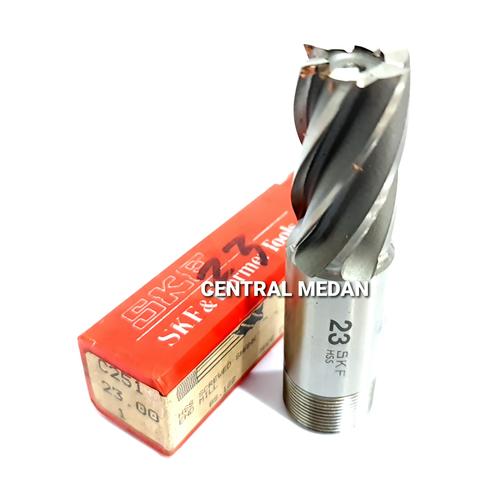 Jual END MILL 23MM 23 MM 6 FLUTE SKF DORMER C251 HSS SCREWED SHANK END