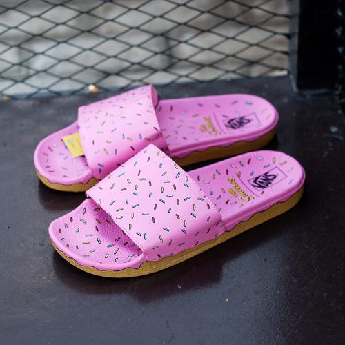 vans simpsons flip flops
