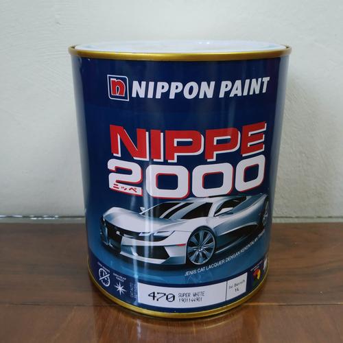 Jual Cat Duco Nippe 2000 Nippon paint 1L Super White (putih) / Matt