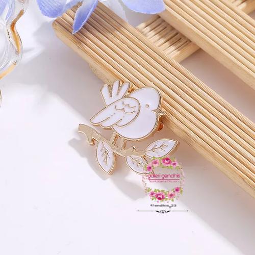Gambar Pin Bros Burung Lucu - Brooch Pin Enamel Import - Bros Hijab Kebaya dari Gendhis_23 Kota Depok Tokopedia