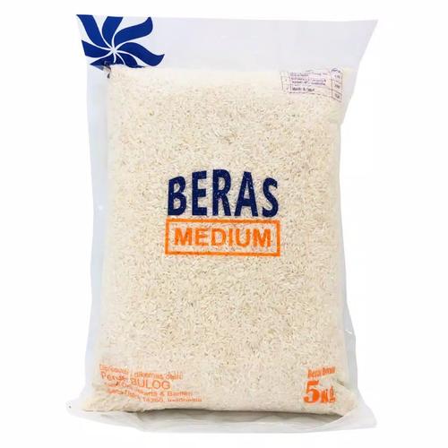 Jual Beras Medium Bulog 5kg Kota Tangerang Vizar Mahira 