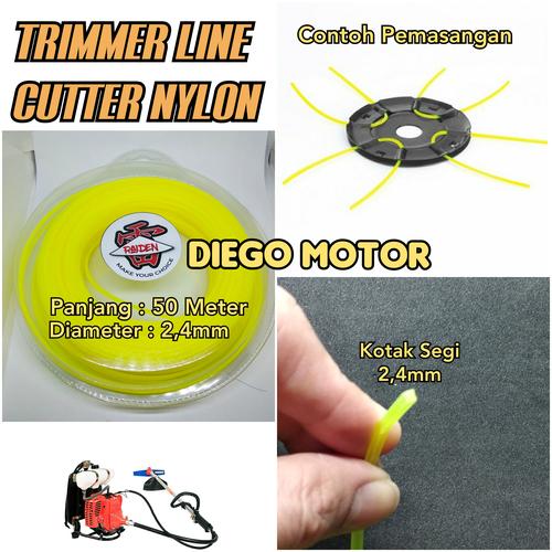 Jual Trimmer Line Tali Senar Babat Mesin Potong Rumput Tipe Bg328 338 318 Kota Medan Diego Motor 123 Tokopedia