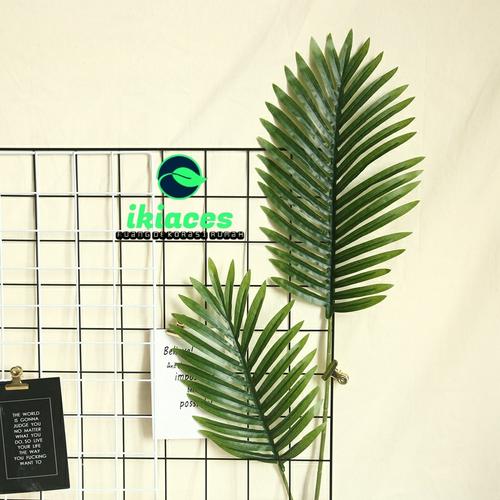 Gambar DAUN PALEM DAUN PALM PLASTIK PROPERTY FOTO DAUN ARTIFICIAL PALM LEAF - PENDEK dari ikiaces undefined Tokopedia