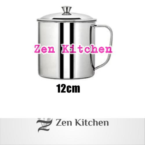 Foto Produk murah mug cangkir gelas stainless 12cm dari Zenn Kitchen