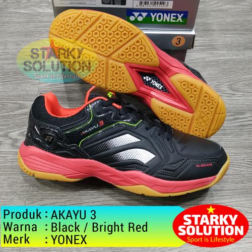 Foto Produk YONEX Akayu Black Sepatu Bulutangkis Original dari Starky solution