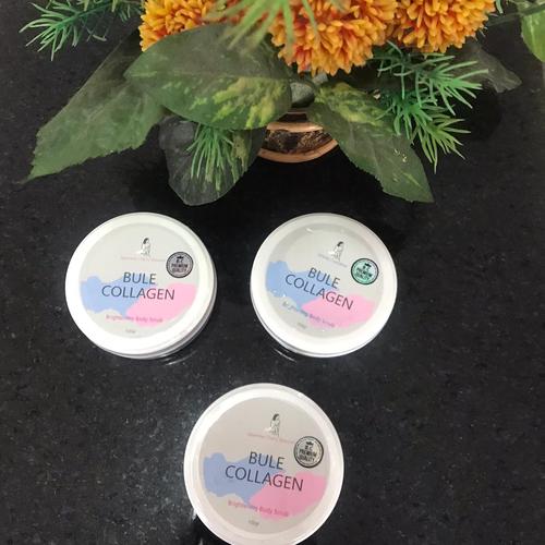 blue collagen body scrub