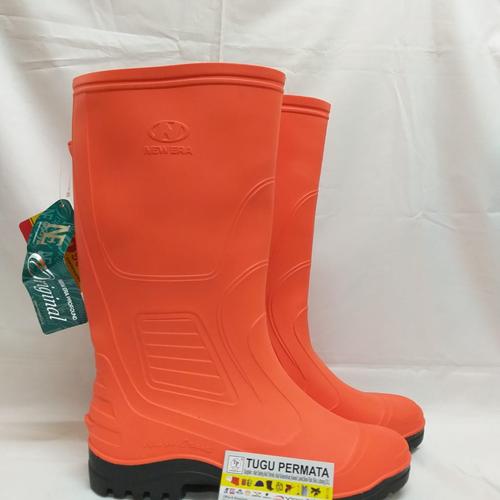 Jual SEPATU BOOT ORANGE ORANYE NEW ERA 