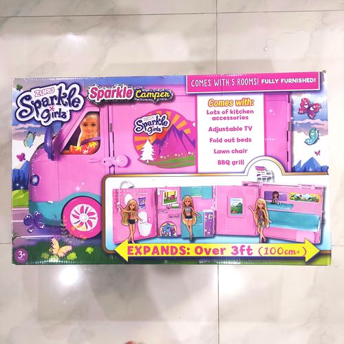 Foto Produk Zuru Sparkle Girls Sparkle Camper Caravan Car - Mainan Mobil Barbie dari Kitsune Toy Store