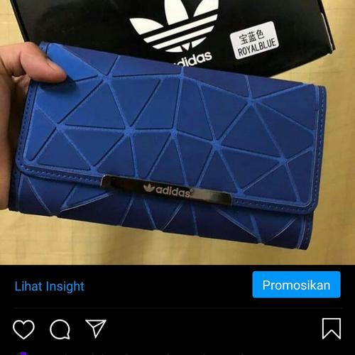 adidas wallet blue