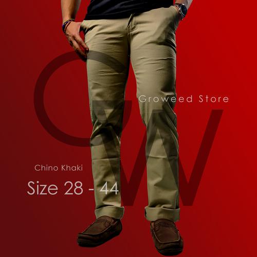 Foto Produk BIG SIZE 36-42 Celana Chino Malmo Impresif Ukuran Jumbo - Khaki, 36 dari groweed_official