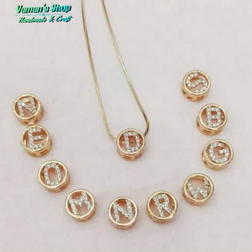 Jual Liontin Alfabet Bahan Kalung Gelang Bahan Gelang Emas Huruf Alfabet Jakarta Utara Vaman S Shop Tokopedia